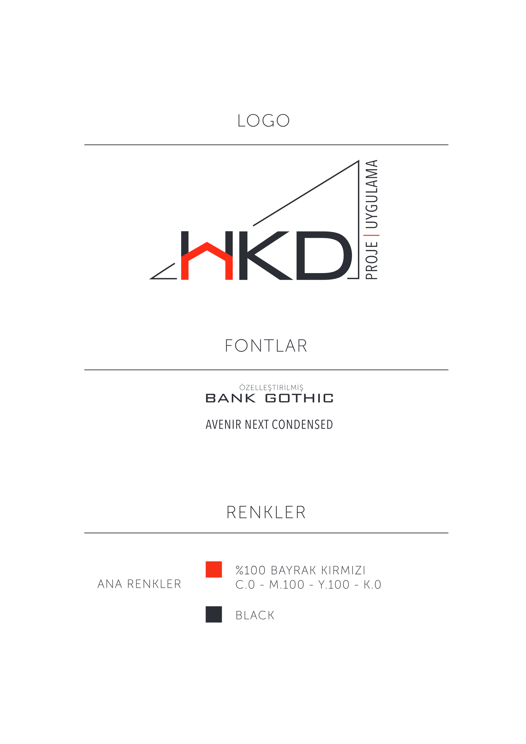 Hkd Proje Uygulama Logo Tasarımı