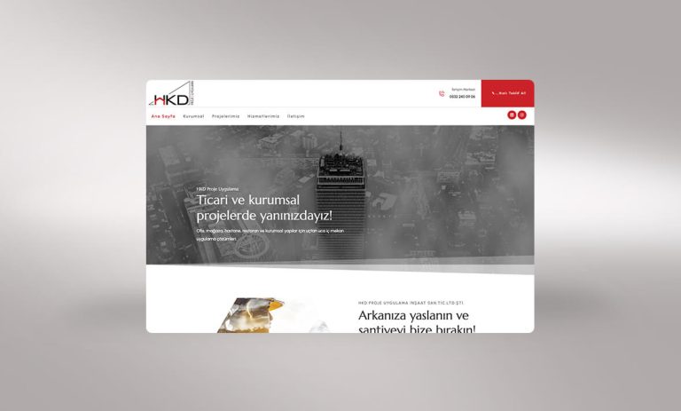 Hkd Proje Uygulama Web Tasarım